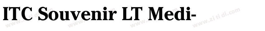 ITC Souvenir LT Medi字体转换